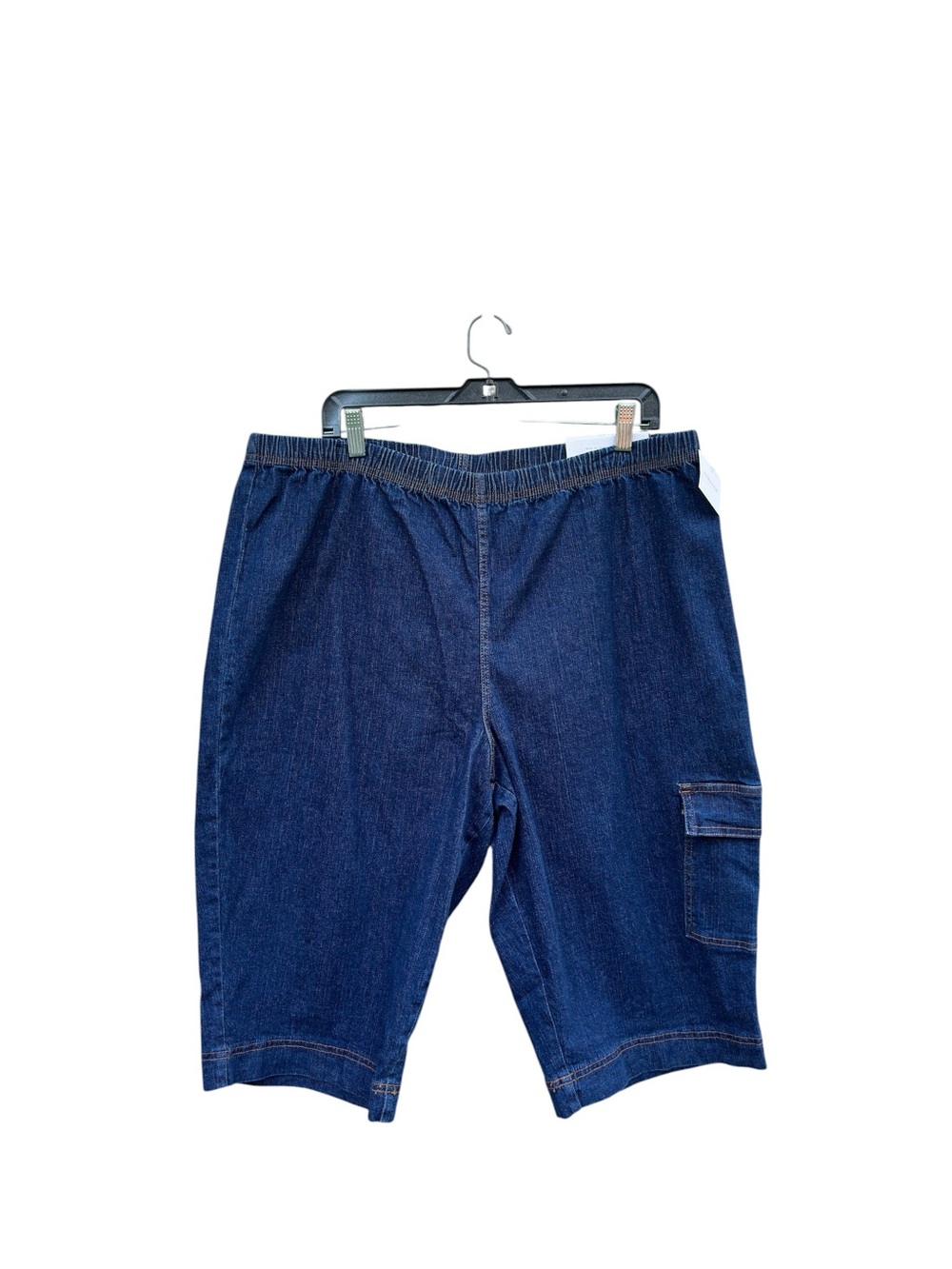 croft & barrow Dark Blue Denim Cargo Shorts